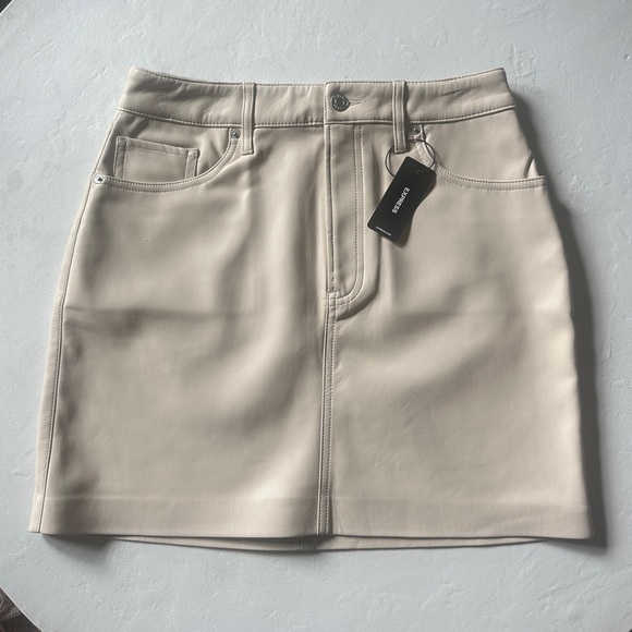 Express Dresses & Skirts - NWOT Leather Mini Skirt